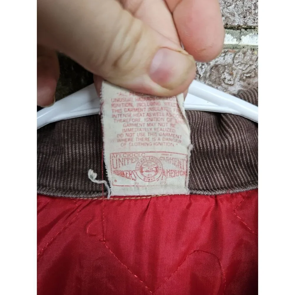 Vtg Carhartt Barn Chore Coat Jacket‎ Sz Youth 10 Brown Coon Hunt With plotts USA